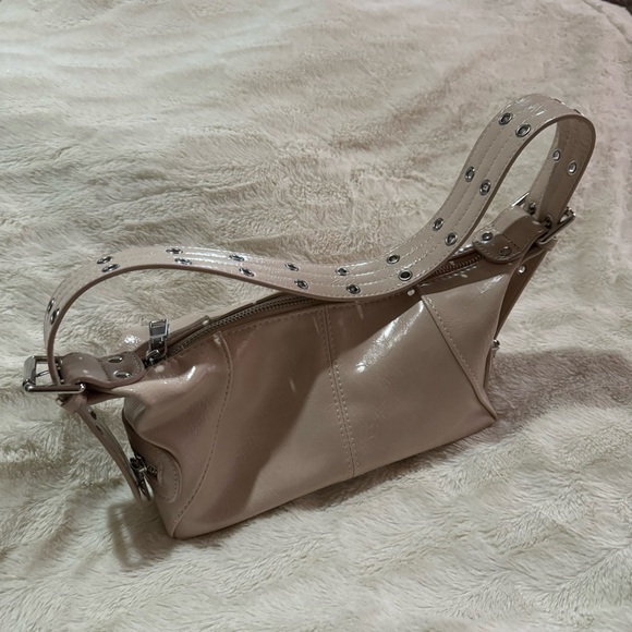 Vegan leather shoulder purse by MMS - Picture 2 of 5